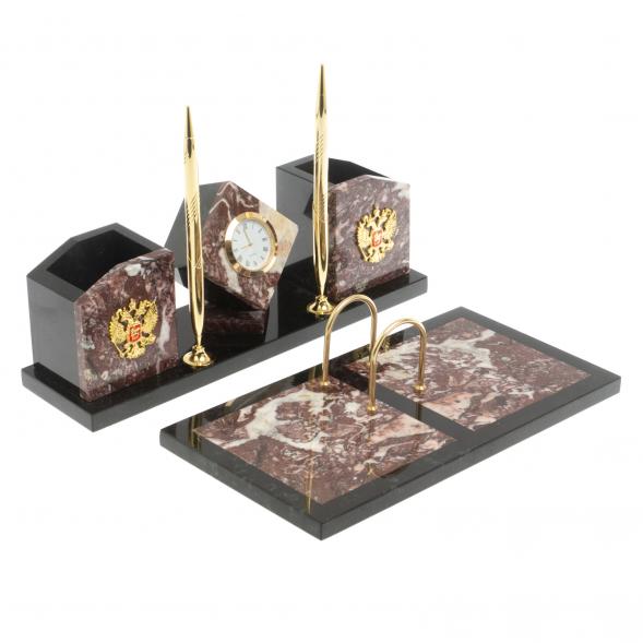 Письменный набор &amp;quot;Куб&amp;quot; из креноида 127514