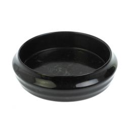 Пепельница круглая из черного змеевика 10х10х3,5 см