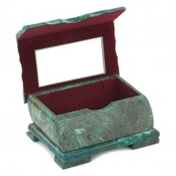 Шкатулка с расписной крышкой &amp;quot;Летний пейзаж&amp;quot; 17х11х8 см