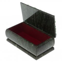 Шкатулка &amp;quot;Хозяйка медной горы&amp;quot; из змеевика 18х9х8 см