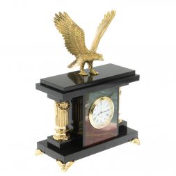 Часы &amp;quot;Орел&amp;quot; из яшмы