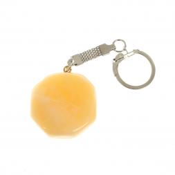 Брелок "восьмиугольный" из медового оникса