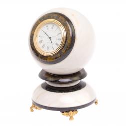 Настольные часы "Антистресс" 10 см из газганского мрамора