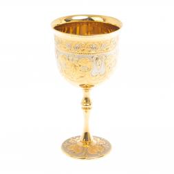 Набор коньячный "Эгоист" рюмка на тарелке Златоуст