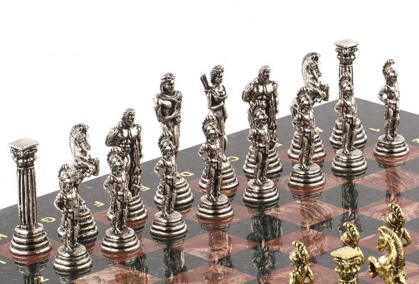 Шахматы &amp;quot;Греко-Римская война&amp;quot; 32х32 см лемезит 120799