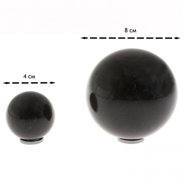 Подставка под шар из гематита 2,2-2,5 см 130015
