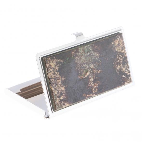 Карманная визитница из камня астрофилит 124687