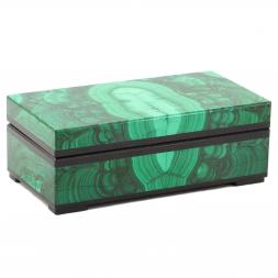 Шкатулка из малахита 9,5х5х3,5 см