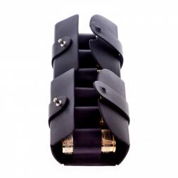 Набор стопок &amp;quot;Хищные звери&amp;quot; 6 шт в кожаном патронташе Златоуст