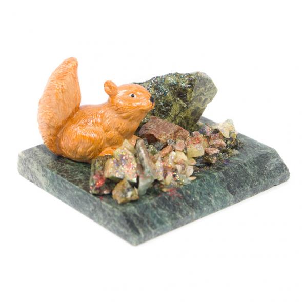 Сувенир &amp;quot;Белка&amp;quot; змеевик 116547