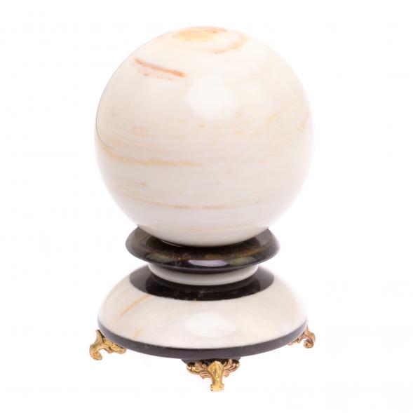 Сувенир &amp;quot;Шар Антистресс&amp;quot; из газганского мрамора 10 см 125063