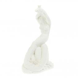 Статуэтка "Королева-змея с рогом изобилия" из мраморной крошки