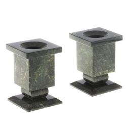 Настольный набор "Орел" из змеевика с бюваром и лотком А4