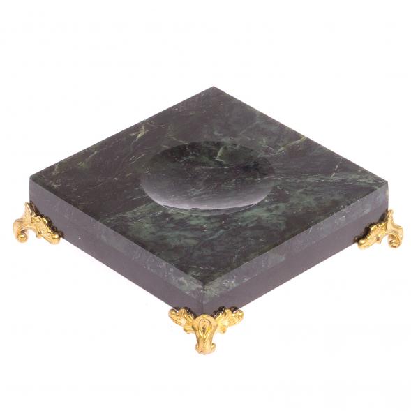 Подставка под шар нефрит, долерит 9,5х9,5х3 см 124938