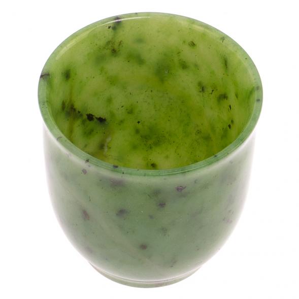 Кружка из нефрита для кофе и чая 140 мм 7х7 см 126057