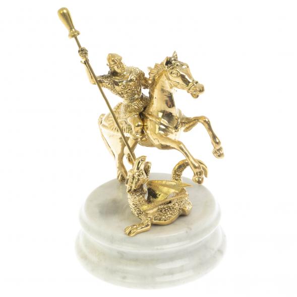 Статуэтка &amp;quot;Георгий Победоносец&amp;quot; камень мрамор 129556