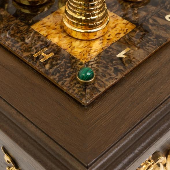 Шахматный ларец &amp;quot;Римские&amp;quot; карельская береза, бук 129755