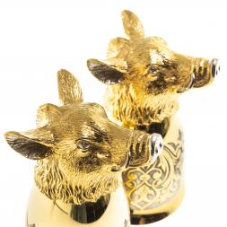 Стопки перевертыши &amp;quot;Кабан&amp;quot; 70 мл 2 шт Златоуст