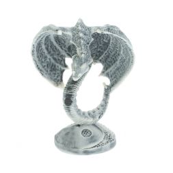 Статуэтка "Змей летающий на подставке "Инь-Ян" из мраморной крошки