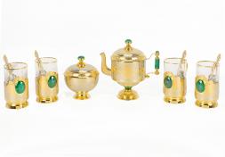 Подарочный чайный набор "Малахитовый"