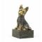 Фигурка из бронзы &amp;quot;Собачка малая №1&amp;quot; змеевик