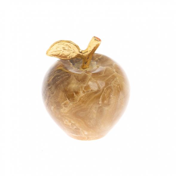 Сувенир &amp;quot;Яблоко&amp;quot; из коричневого оникса  3,9х5,2 см (1,5) 129947