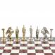 Шахматы &amp;quot;Восточные&amp;quot; доска 40х40 см лемезит мрамор фигуры металл 122625
