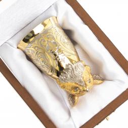 Стопка перевертыш &amp;quot;Лиса&amp;quot; 70 мл Златоуст