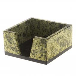 Письменный набор &amp;quot;Герб&amp;quot; с лотком для бумаг А4 и бюваром камень змеевик