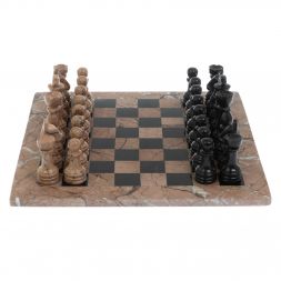 Шахматы "Виктория"  из мрамора 30х30 см