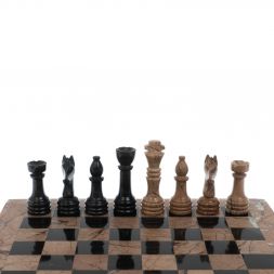 Шахматы "Виктория"  из мрамора 30х30 см