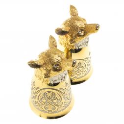 Стопки перевертыши &amp;quot;Лиса&amp;quot; 70 мл 2 шт Златоуст