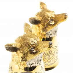 Стопки перевертыши &amp;quot;Лиса&amp;quot; 70 мл 2 шт Златоуст