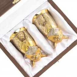 Стопки перевертыши &amp;quot;Лиса&amp;quot; 70 мл 2 шт Златоуст