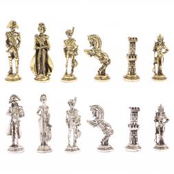 Шахматы "Отечественная война 1812 г. " доска 47х47 см фигуры металлические