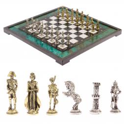 Шахматы "Отечественная война 1812 г. " доска 47х47 см фигуры металлические