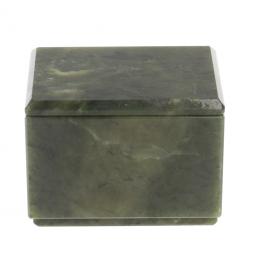 Шкатулка из нефрита 7,5х5,5х5,5 см