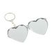 Складное зеркало брелок из нефрита сердце 127986