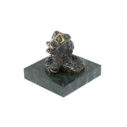 Статуэтка из бронзы и змеевика &amp;quot;Удав&amp;quot;