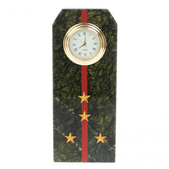 Часы подарочные &amp;quot;Погон капитан ВС&amp;quot; серпентинит 128833