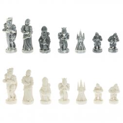 Шахматы "Средневековье" шабровский змеевик 40х40 см