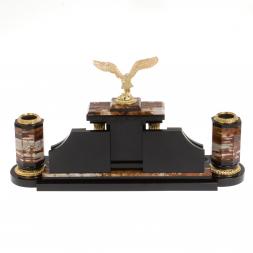 Настольный набор руководителя &amp;quot;Парящий орел&amp;quot; камень яшма