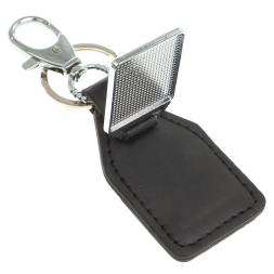 Брелок для ключей с накладкой из мусковита болотного