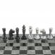 Шахматы с гравировкой &amp;quot;Турнирные&amp;quot; доска 36х36 см мрамор змеевик 123805