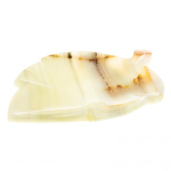 Пепельница &amp;quot;Лист&amp;quot; из оникса 15х10,5х1,5 см (4) 123899