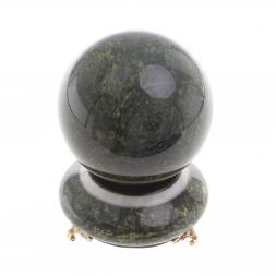 Шар "Антистресс" 10 см из темно-зеленого змеевика