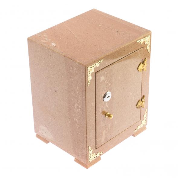 Сейф средний из коричневого мрамора 124627