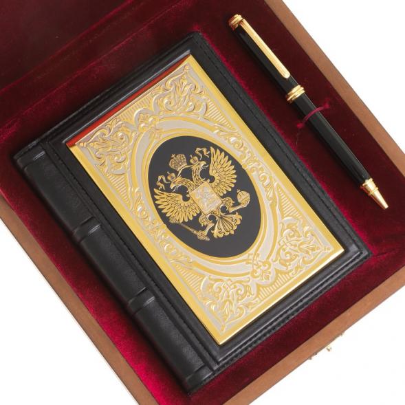 Подарочный набор &amp;quot;Держава&amp;quot; ежедневник А6 и ручка Parker 122393