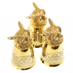 Стопки перевертыши "Филин" 70 мл 3 шт в подарочной упаковке Златоуст