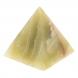 Пирамида из камня оникс зелено-коричневый 7,5х7,5х8 см (3) 123901